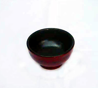 陶胎漆器（湯のみ茶碗）：陶鎌倉焼